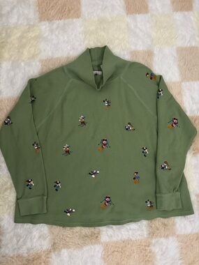 Disney Characters Skiing Winter Turtleneck